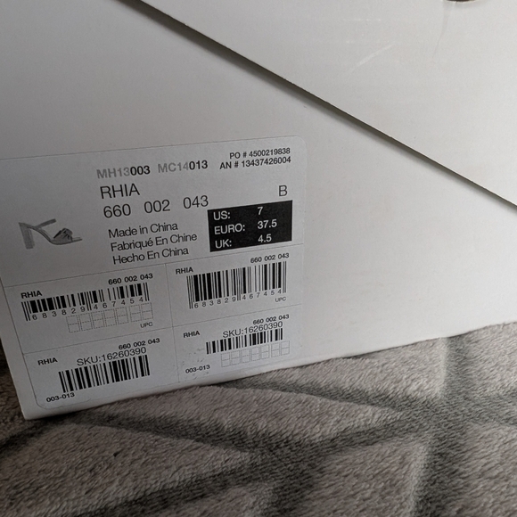 CALL IT SPRING - twisted knot square toe, block heel - RHIA sandals in pink - Picture 10 of 10